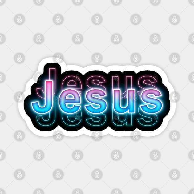 Jesus Sticker by Sanzida Design